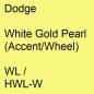 Preview: Dodge, White Gold Pearl (Accent/Wheel), WL / HWL-W.